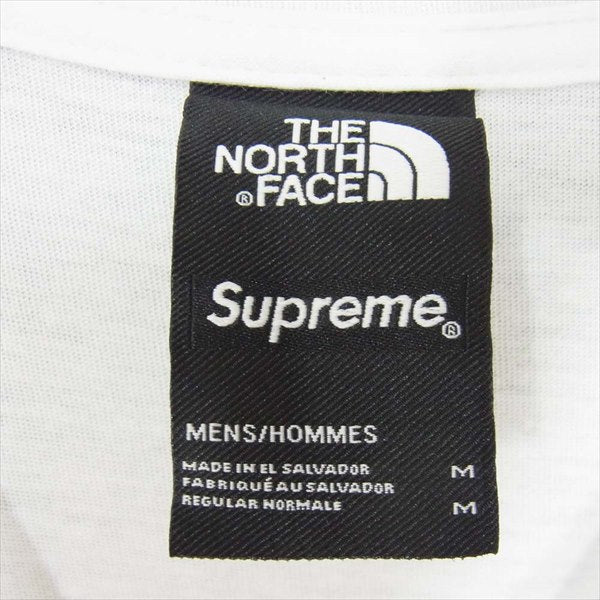 Supreme シュプリーム ノースフェイス THE NOIRTH FACE 19AW Statue of Liberty Tee 自由の女神 プリント Tシャツ ホワイト系 ホワイト系 M【中古】