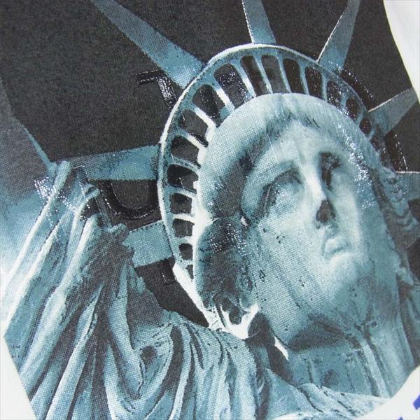 Supreme シュプリーム ノースフェイス THE NOIRTH FACE 19AW Statue of Liberty Tee 自由の女神 プリント Tシャツ ホワイト系 ホワイト系 M【中古】