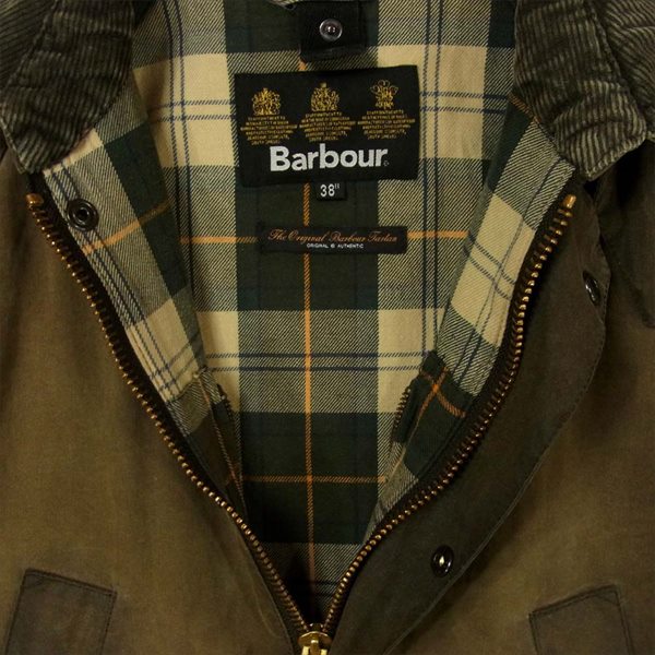 Barbour バブアー MWX0500 OL71 Bedalle SL ウオッシュ加工 ビデイル