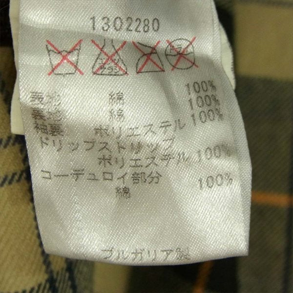 Barbour バブアー MWX0500 OL71 Bedalle SL ウオッシュ加工 ビデイル スリムフィット ジャケット カーキ(オリーブグリーン)系 38【中古】