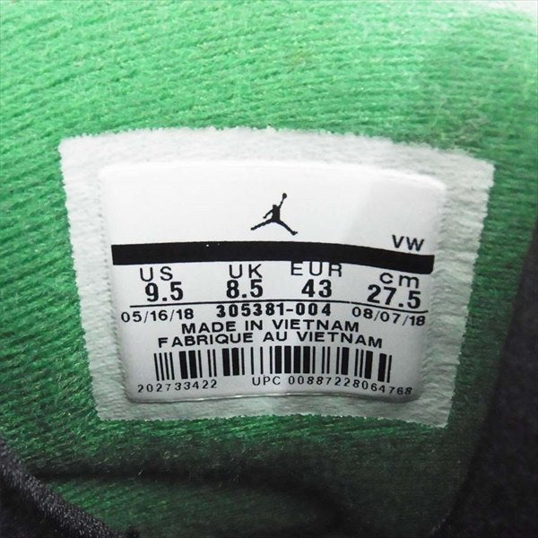 NIKE ナイキ AIR JORDAN 8 RETRO 305381 004 エア ジョーダン レトロ スニーカー ブラック系 ブラック系 27.5cm【中古】