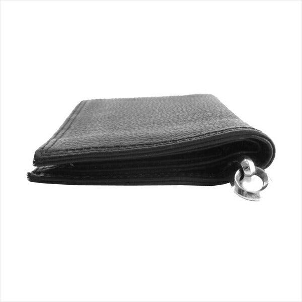 LEONARD KAMHOUT レナードカムホート Wallet ウォレット シルクリンク メイティングフライト キッシーズ ウォレット 二つ折り 財布 黒系【中古】