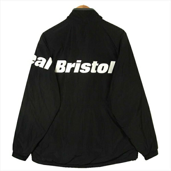 F.C.R.B. エフシーアールビー 19AW 192041 POLARTEC FLEECE REVERSIBLE BLOUSON リバーシブル フリース ジャケット ブラック系 × グレー系 L【中古】