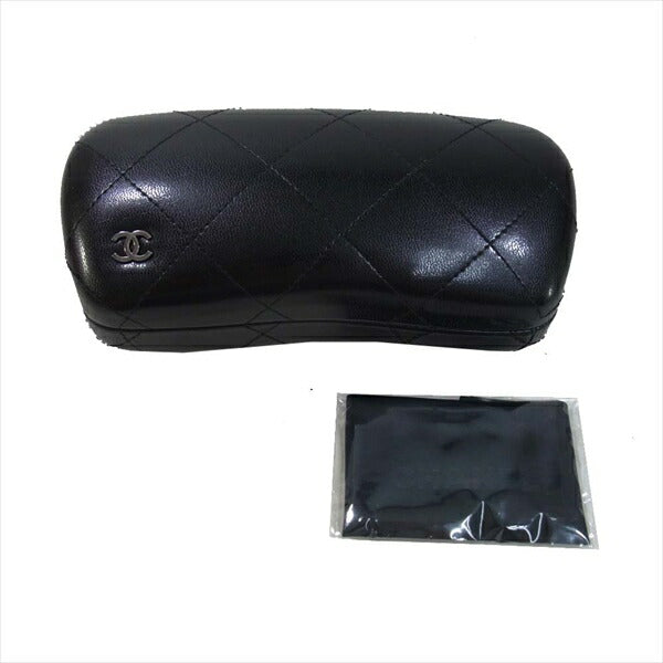 CHANEL シャネル 5279A ラウンド レディース サングラス ブラック系 55□19 135【極上美品】【中古】