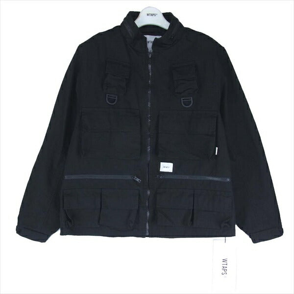 WTAPS ダブルタップス 191BRDT-JKM0219SS MODULAR JACKET RIPSTOP モジュラー ジャケット 黒系 X01【美品】【中古】
