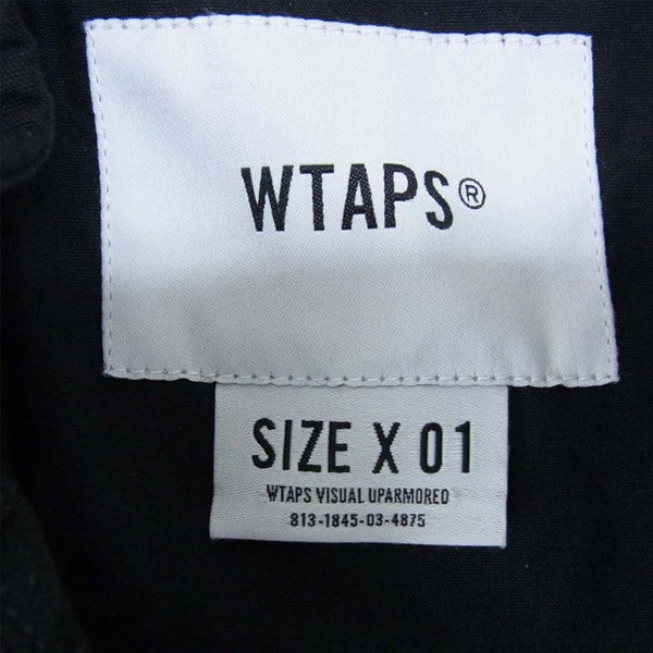 WTAPS ダブルタップス 191BRDT-JKM0219SS MODULAR JACKET RIPSTOP モジュラー ジャケット 黒系 X01【美品】【中古】