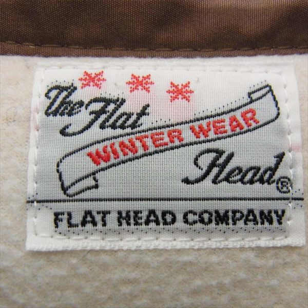 THE FLAT HEAD ザフラットヘッド ウエスタン ダウン ジャケット ブラウン系 40【中古】
