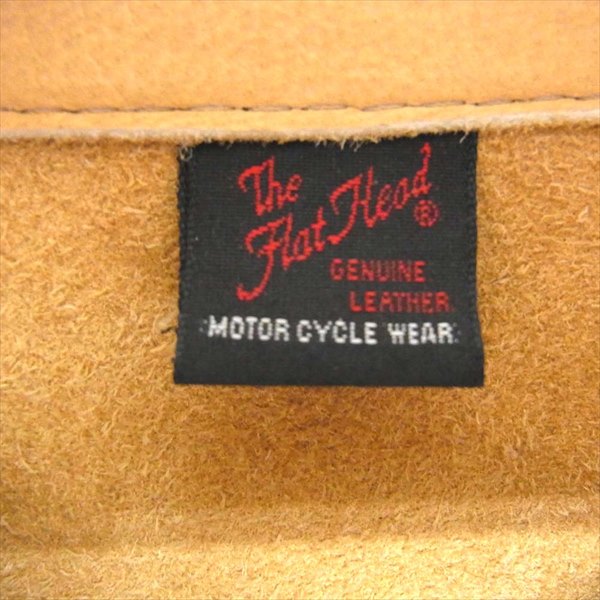 THE FLAT HEAD ザフラットヘッド FSD-32 ディアスキン シャツ ジャケット ベージュ系【中古】