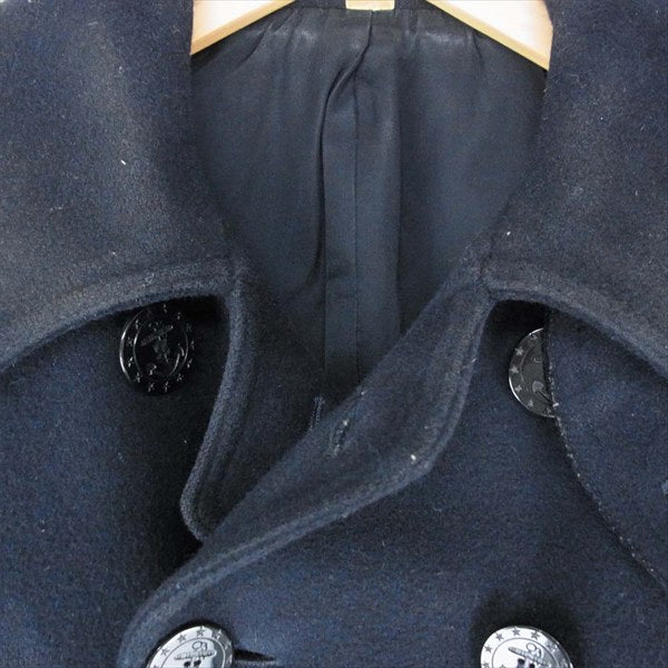 Buzz Rickson's バズリクソンズ BR11554 PEA COAT NAVAL CLOTHNG ピー コート ネイビー系 38【中古】