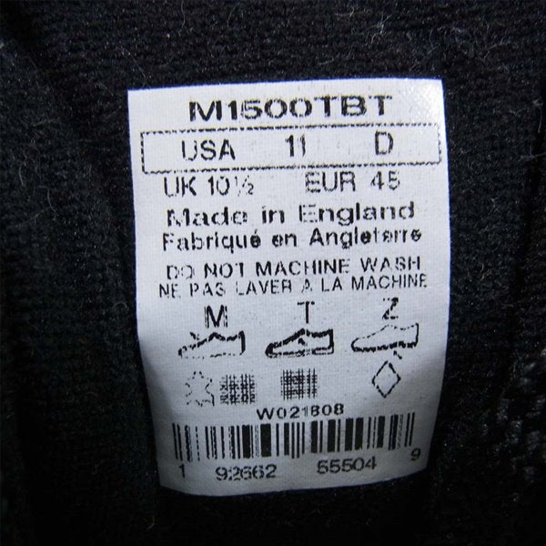 NEW BALANCE ニューバランス 英国製 M1500TBT スニーカー ブラウン系 US11D【中古】