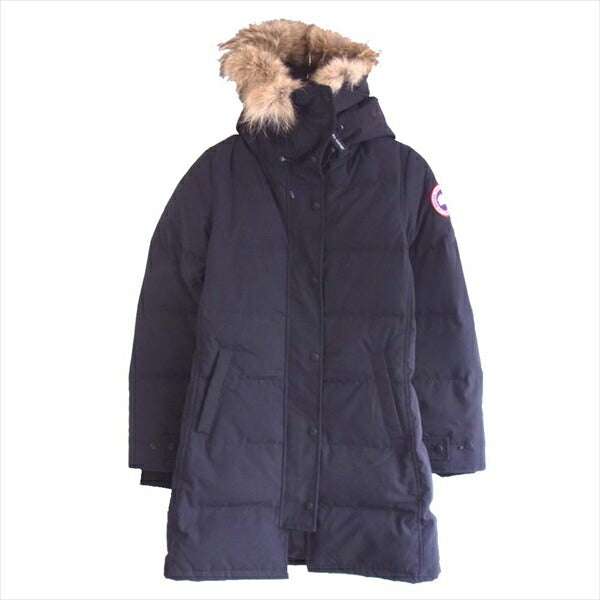 CANADA GOOSE カナダグース 国内正規品 2302JL MACKENZIE PARKA レディース マッケンジー ダウンコート ダウン ジャケット ネイビー系 L's M【極上美品】【中古】