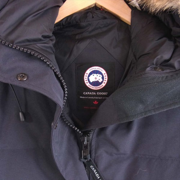 CANADA GOOSE カナダグース 国内正規品 2302JL MACKENZIE PARKA レディース マッケンジー ダウンコート ダウン ジャケット ネイビー系 L's M【極上美品】【中古】