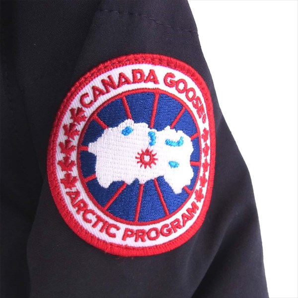 CANADA GOOSE カナダグース 国内正規品 2302JL MACKENZIE PARKA レディース マッケンジー ダウンコート ダウン ジャケット ネイビー系 L's M【極上美品】【中古】