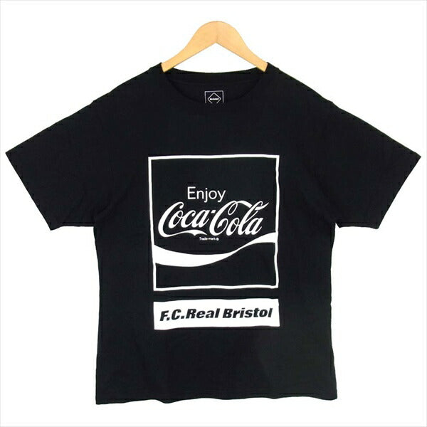 F.C.R.B. エフシーアールビー FCRB-200022 COCA-COLA BOX LOGO TEE コカコーラ 20SS Tシャツ ブラック系 L【中古】