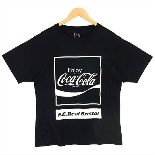 F.C.R.B. エフシーアールビー FCRB-200022 COCA-COLA BOX LOGO TEE コカコーラ 20SS Tシャツ ブラック系 L【中古】