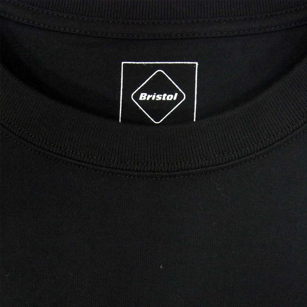 F.C.R.B. エフシーアールビー FCRB-192070 CAMOUFLAGE BOX LOGO TEE ボックスロゴ 19AW Tシャツ 黒系 L【新古品】【未使用】【中古】
