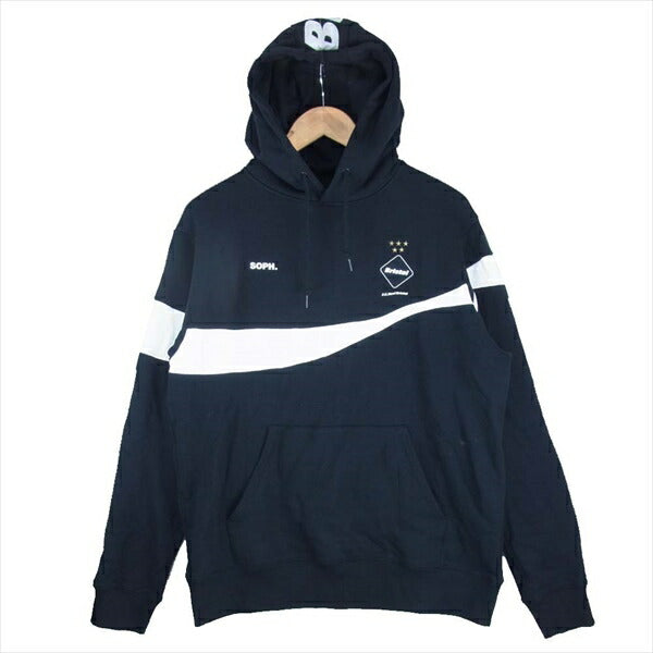 F.C.R.B. エフシーアールビー FCRB-200015 COCA-COLA COLOR BLOCK HOODIE プルオーバー 20SS パーカー ブラック系 M【中古】