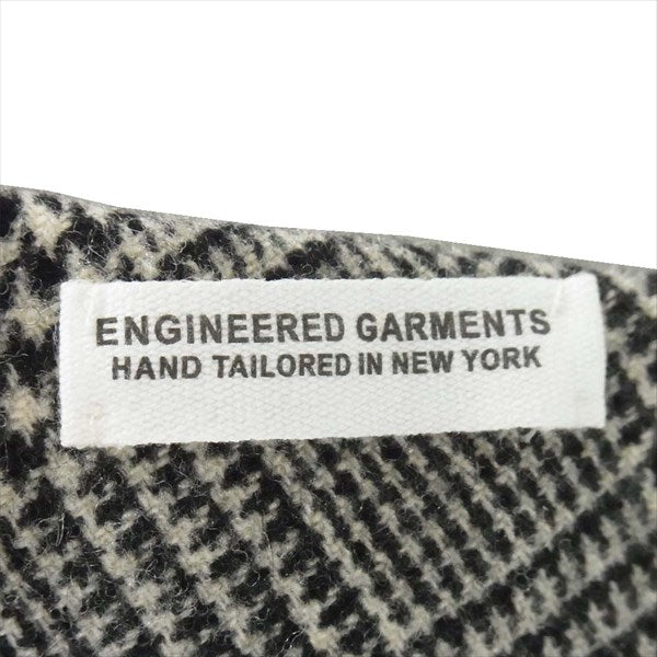 Engineered Garments エンジニアードガーメンツ Gunclub CheckNeck Tie チェック ネクタイ ホワイト×ブラック -【中古】