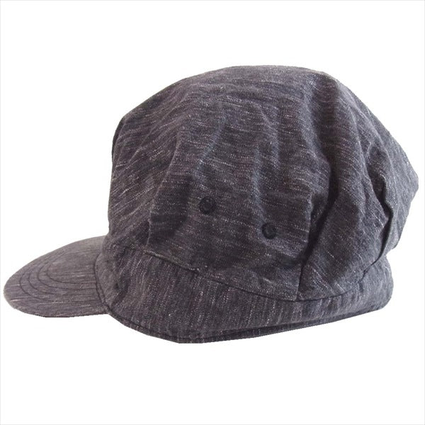AT LAST アットラスト butcher products ロゴ ワークキャップ 帽子 グレー系 7 1/2【中古】