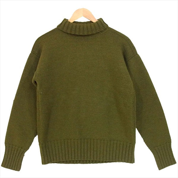 BUTCHER PRODUCTS ブッチャープロダクツ TURTLE NECK KNIT タートルネック セーター ニット カーキ(オリーブグリーン)系 42【中古】
