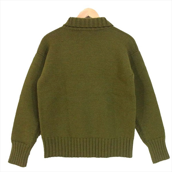 BUTCHER PRODUCTS ブッチャープロダクツ TURTLE NECK KNIT タートルネック セーター ニット カーキ(オリーブグリーン)系 42【中古】