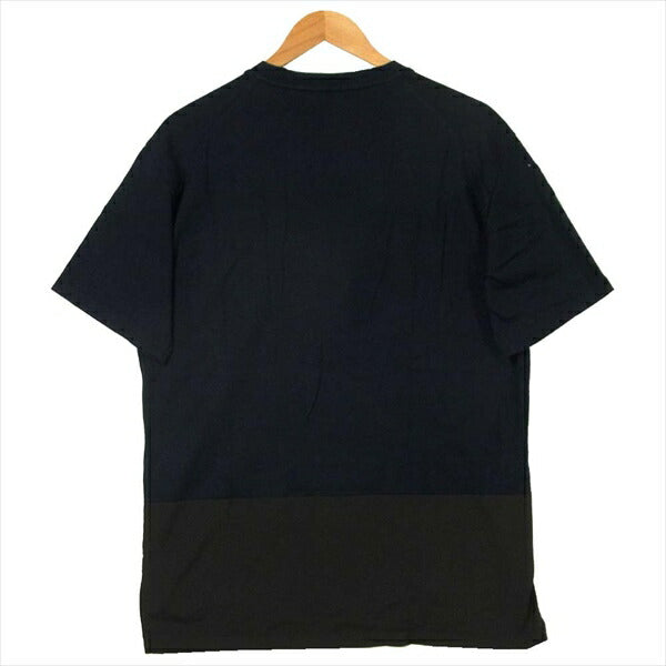 EN ROUTE アンルート 切替 日本製 コットン 半袖 Tシャツ ネイビー系 ネイビー系 2【中古】