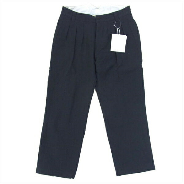 VISVIM ビズビム 0115205008025 HAKAMA UNBANDED ハカマ ウール ウールパンツ ネイビー系 1【極上美品】【中古】