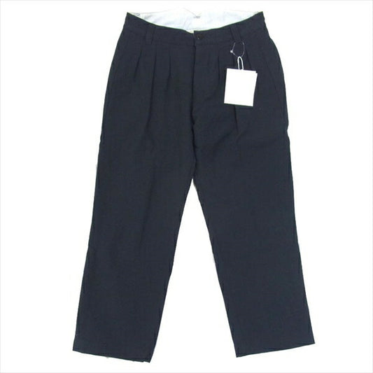 VISVIM ビズビム 0115205008025 HAKAMA UNBANDED ハカマ ウール ウールパンツ ネイビー系 1【極上美品】【中古】