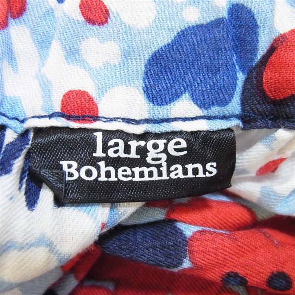 BOHEMIANS ボヘミアンズ 花柄スカート 花柄 コットン シルク 日本製 レディース スカート ブルー系 ブルー系 表記無【中古】