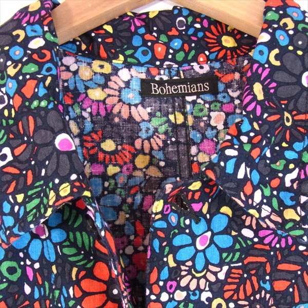 BOHEMIANS ボヘミアンズ 花柄 コットン×リネン レディース コート マルチカラー系 2【中古】