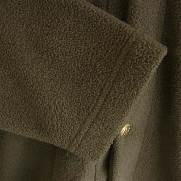 BOHEMIANS ボヘミアンズ ノーカラー フリース ジャケット レディース カバーオールジャケット カーキ(オリーブグリーン)系 1【中古】