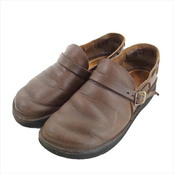 オーロラシューカンパニー Middle English ミドル イングリッシュ レザー レディース シューズ ブラウン系 6.5【中古】