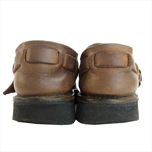 オーロラシューカンパニー Middle English ミドル イングリッシュ レザー レディース シューズ ブラウン系 6.5【中古】