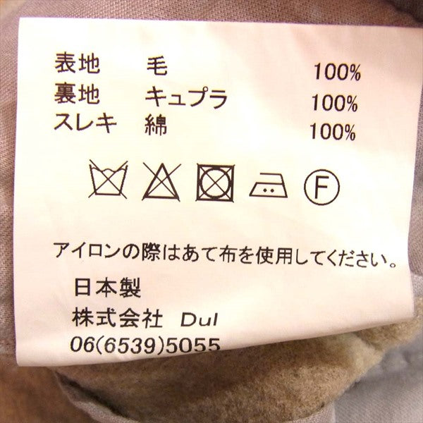 Dulcamara ドゥルカマラ メンズ ウール スラックス パンツ ベージュ系【美品】【中古】