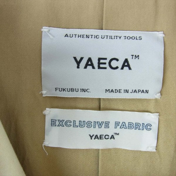 YAECA ヤエカ  SS ステンカラー レディース コート ベージュ系