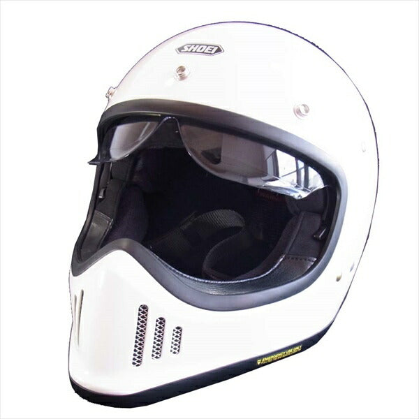 ショウエイ EX-ZERO オフホワイト ヘルメット メンズ 無地 ホワイト系【美品】【中古】