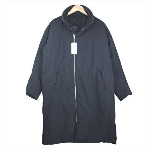 wjk ダブルジェイケイ 118454002 マイクロファイバー ナイロン ボリュームネック スタンド ロング コート ブラック系 ２【新古品】【未使用】【中古】