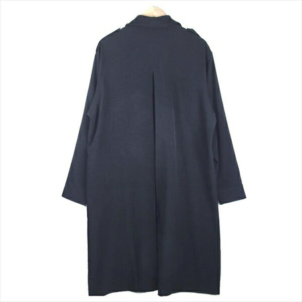 Yohji Yamamoto ヨウジヤマモト グラウンドワイ GroundY GR-B11-500 Vintage Decyne Epaulet Rib Long Shirt ロング シャツ ブラック系 3【新古品】【未使用】【中古】