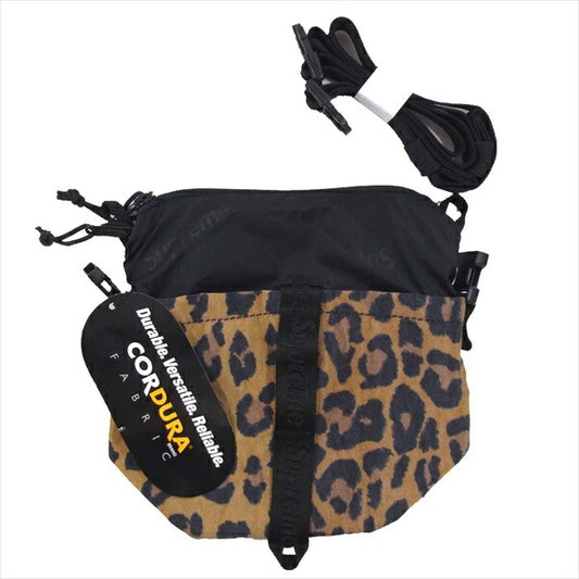 Supreme シュプリーム 20AW NECK POUCH ネック ポーチ ショルダー ロゴ バッグ レオパード バッグ マルチカラー系【新古品】【未使用】【中古】