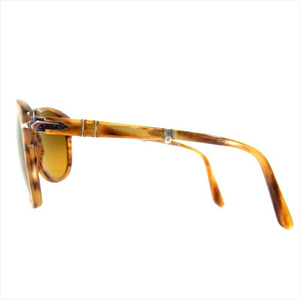 Persol ペルソール 714 ティアドロップ 折り畳み コンパクト サングラス ブラウン系 54□21 140【中古】