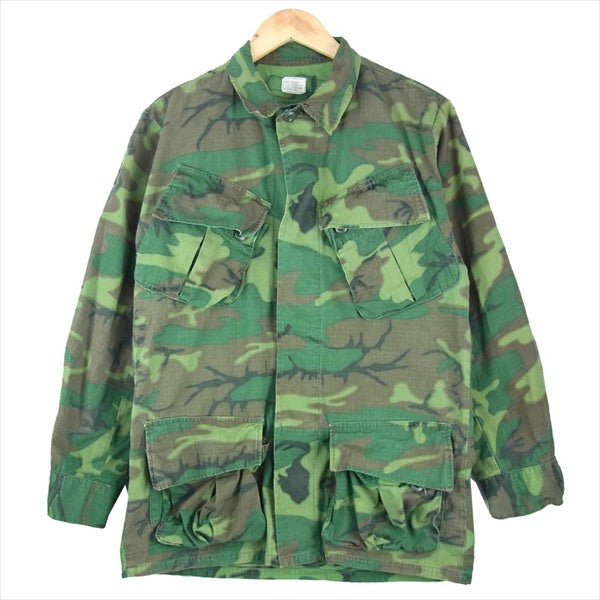 USアーミー 8415-945-7653 DSA 100-69-C-1723 60s ERDL ジャングル ファティーグ ミリタリージャケット マルチカラー系 S【中古】