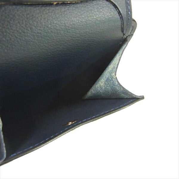 WILDSWANS ワイルドスワンズ 未使用品 SP-GROUNDER HC グラウンダー ホーウィンシェルコードバン 二つ折り財布 ネイビー系【極上美品】【中古】