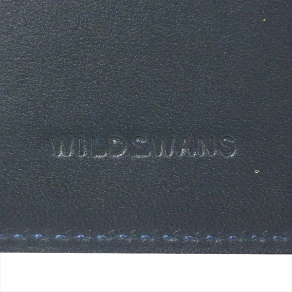 WILDSWANS ワイルドスワンズ 未使用品 SP-GROUNDER HC グラウンダー ホーウィンシェルコードバン 二つ折り財布 ネイビー系【極上美品】【中古】
