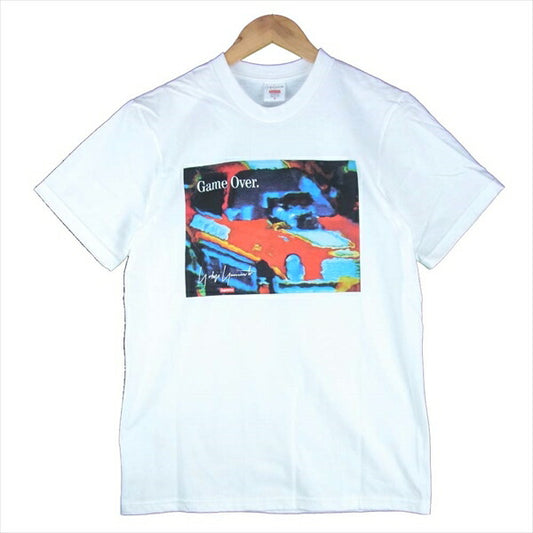 Supreme シュプリーム × ヨウジヤマモト Yohji Yamamoto 納品書付 20AW Game Over Tee Tシャツ ホワイト系 S【新古品】【未使用】【中古】