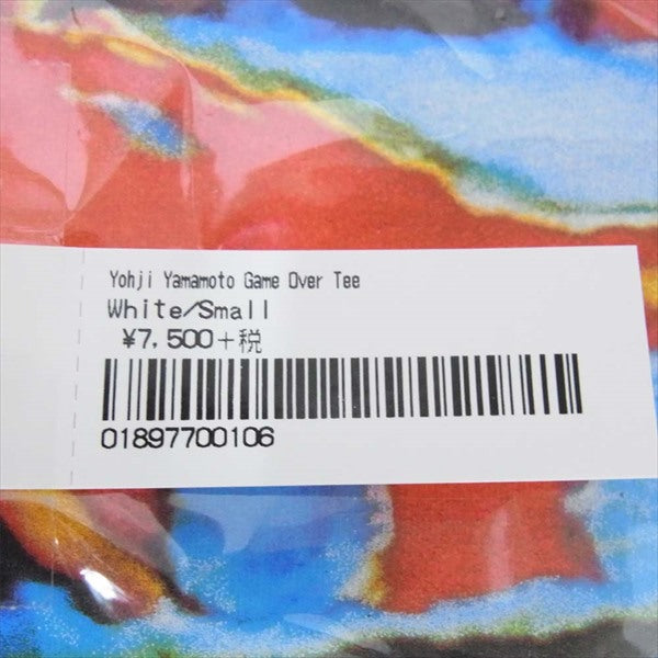 Supreme シュプリーム × ヨウジヤマモト Yohji Yamamoto 納品書付 20AW Game Over Tee Tシャツ ホワイト系 S【新古品】【未使用】【中古】