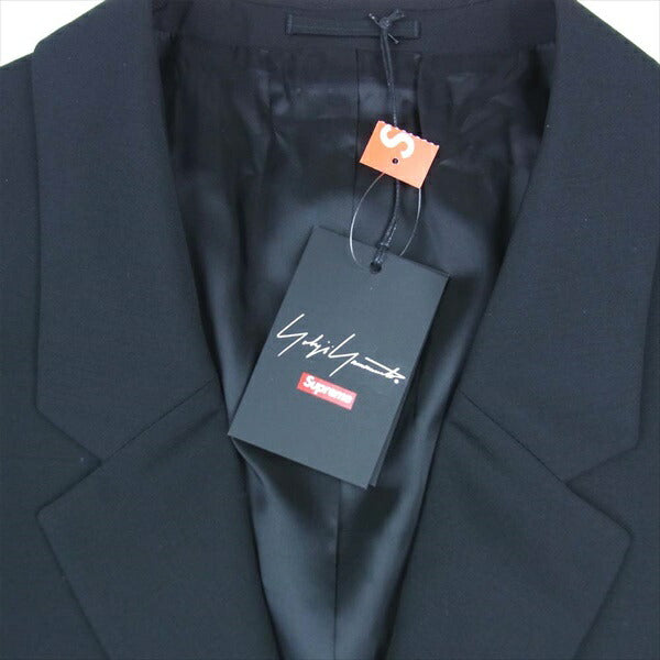 Supreme シュプリーム × ヨウジヤマモト yohji yamamoto 20AW suit スーツ セットアップ ブラック系 L【新古品】【未使用】【中古】