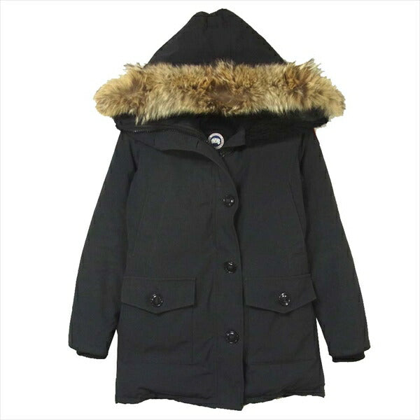 CANADA GOOSE カナダグース 国内正規品 99c5019 BRONTE PARKA ブロンテ パーカー ダウン ジャケット ダークグレー系 S【中古】