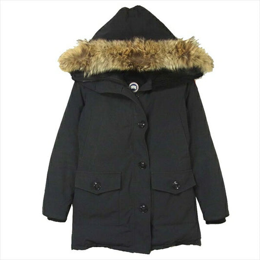 CANADA GOOSE カナダグース 国内正規品 99c5019 BRONTE PARKA ブロンテ パーカー ダウン ジャケット ダークグレー系 S【中古】