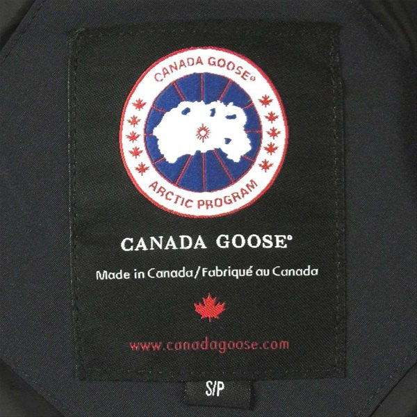 CANADA GOOSE カナダグース 国内正規品 99c5019 BRONTE PARKA ブロンテ パーカー ダウン ジャケット ダークグレー系 S【中古】