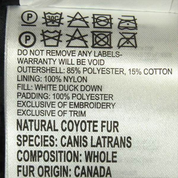 CANADA GOOSE カナダグース 国内正規品 99c5019 BRONTE PARKA ブロンテ パーカー ダウン ジャケット ダークグレー系 S【中古】